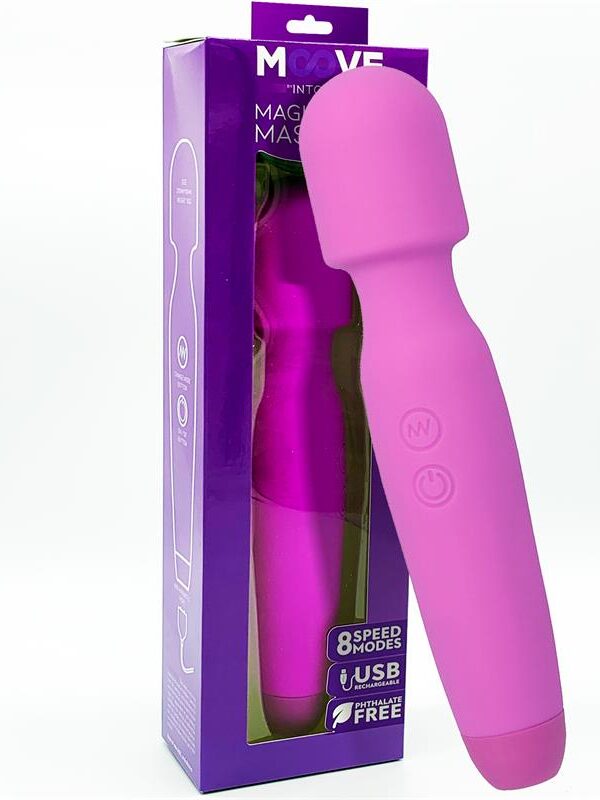 Magic Wand Masajeador Silicona Purpura