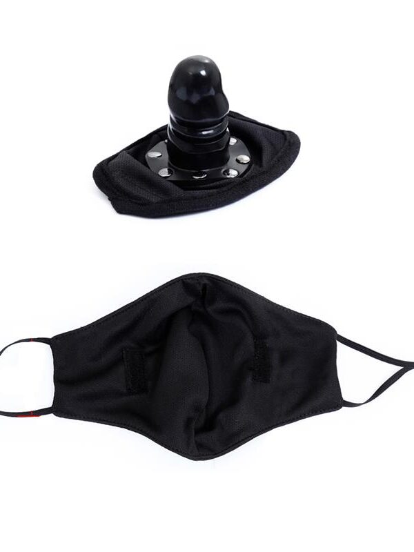 Mascarilla con Accesorio de Dildo Desmontable