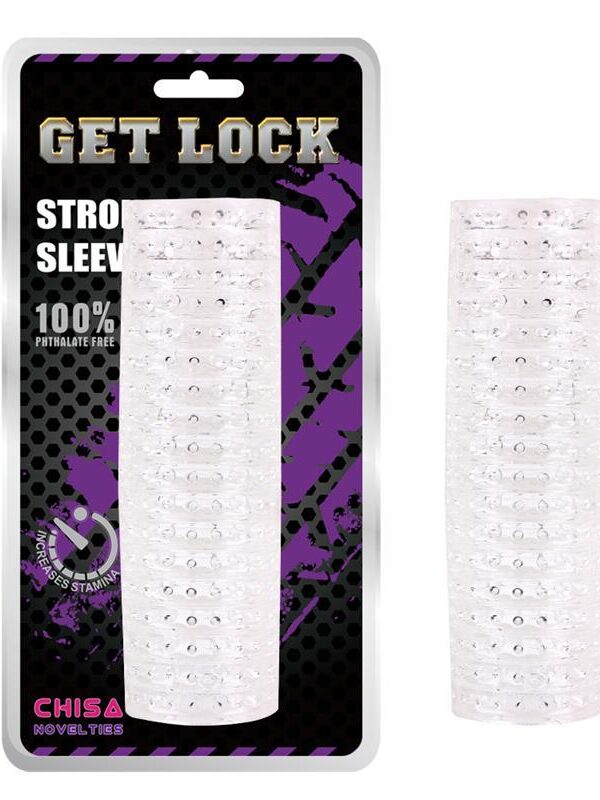 Masturbador Get Lock 13.6 cm Transparente