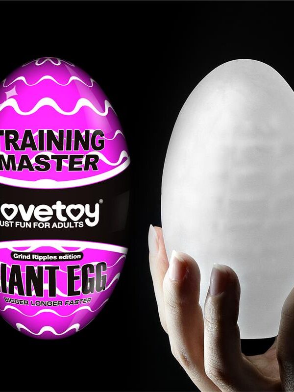 Masturbador Masculino Giant Egg Ripples Edition Púrpura