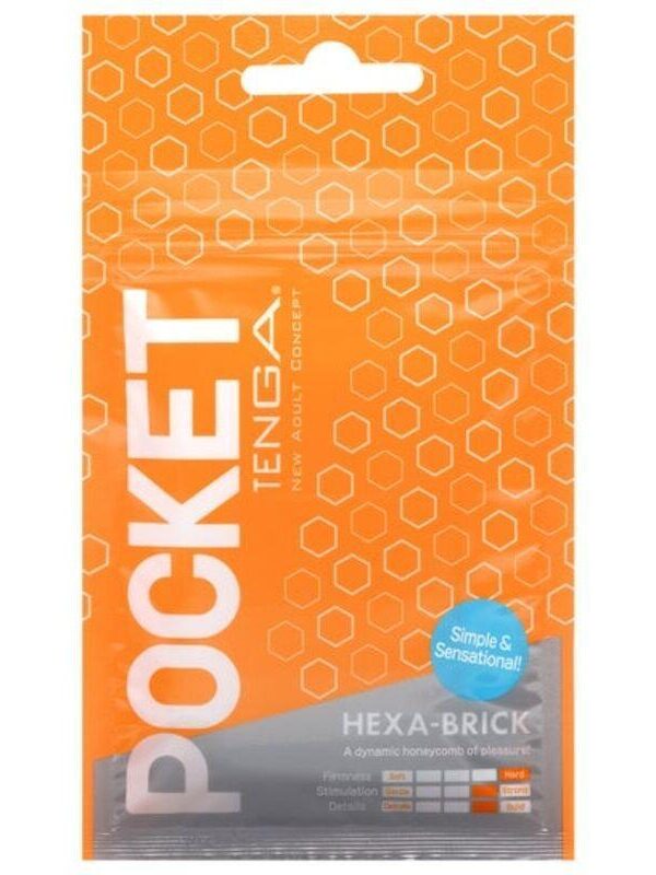 Masturbador Pocket Hexa-Brick