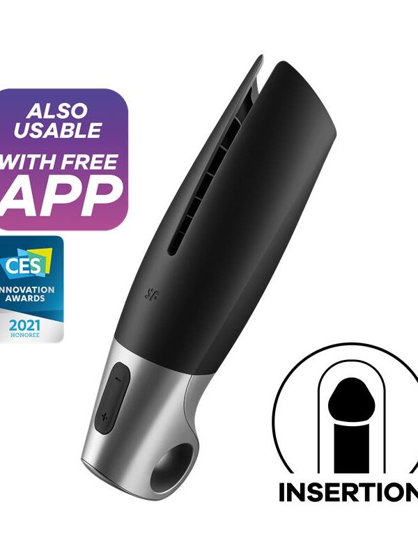 Masturbador Power Masturbator con APP Satisfyer Connect