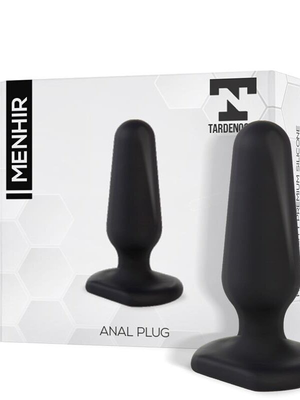 Menhir Plug Anal Silicona Negro