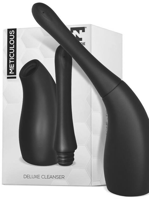 Meticulous Ducha Anal Deluxe Silicona Negro