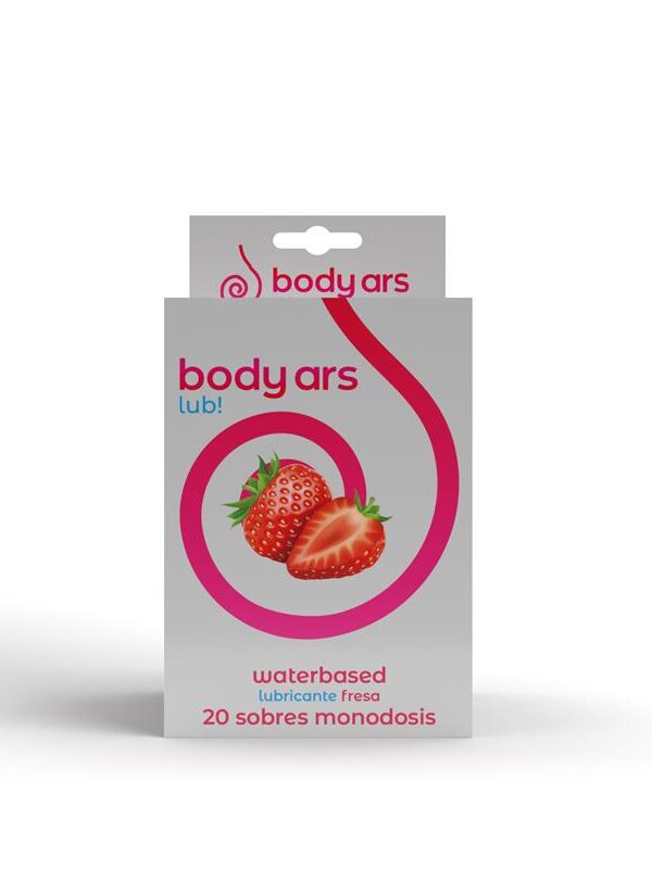 Monodosis Gel Lubricante Base Agua Fresa Ácida 20 x 4 ml