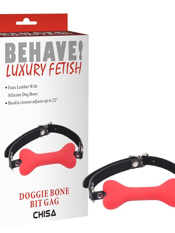 Mordaza Hueso Doggle Bone Bit Rojo