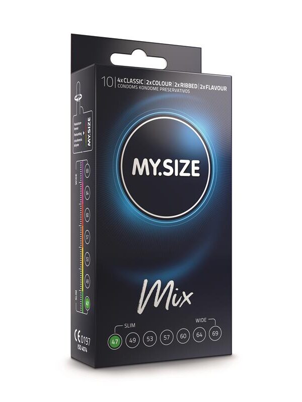 My Size Mix Talla 47 Caja de 10 Uds