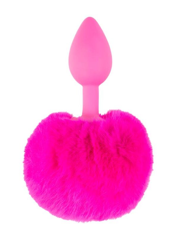 Neon Plug Anal con Cola Rosa