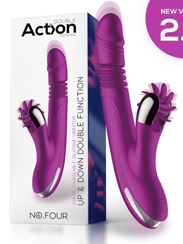 No. Four Vibrador Up and Down y Rueda Estimuladora