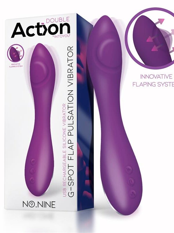 No. Nine Vibrador Punto G Función de Pulsación USB Magnético Silicona