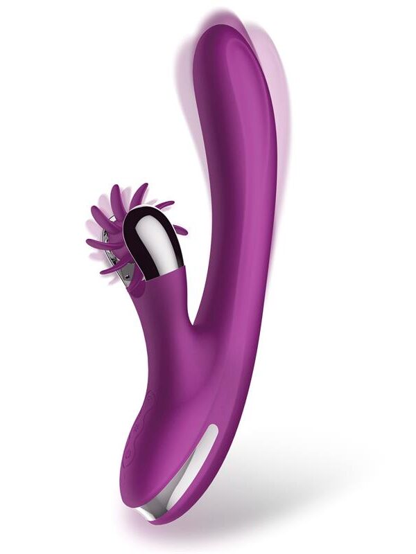 No. One Vibrador con Rueda Estimuladora
