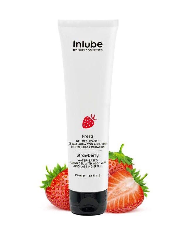Nuei Lubricante a Base de Agua Inlube Fresa 100 ml