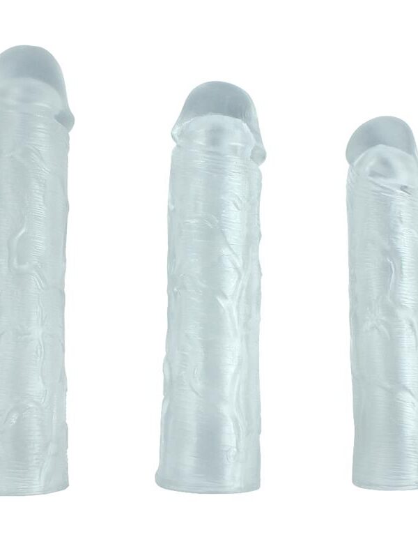 Pack 3 Fundas para el Pene Alex Transparentes