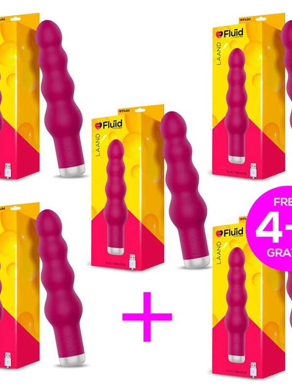 Pack 4+1 Laand Potente Vibrador USB