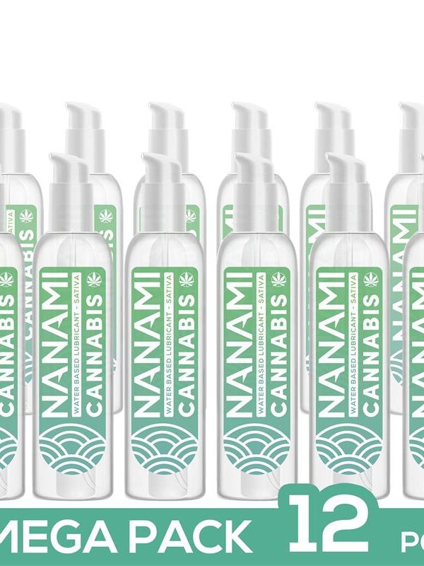 Pack de 12 Lubricante Base Agua Cannabis 150 ml
