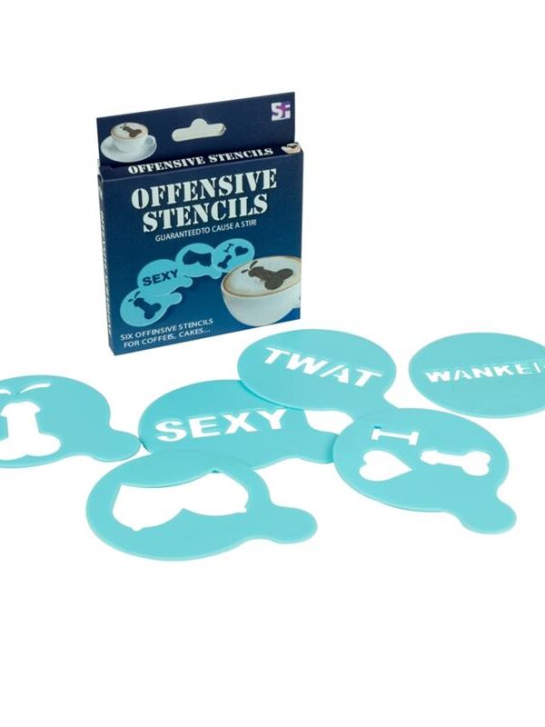 Pack de 12 Moldes Offensive Stencils