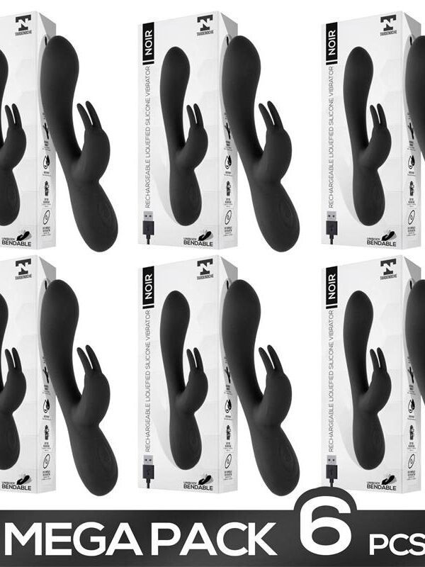 Pack 5+1 Noir Vibrador Silicona Liquida