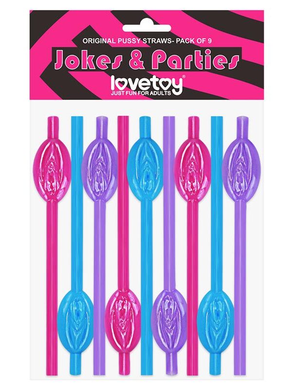 Pajita de Vagina Pack de 9
