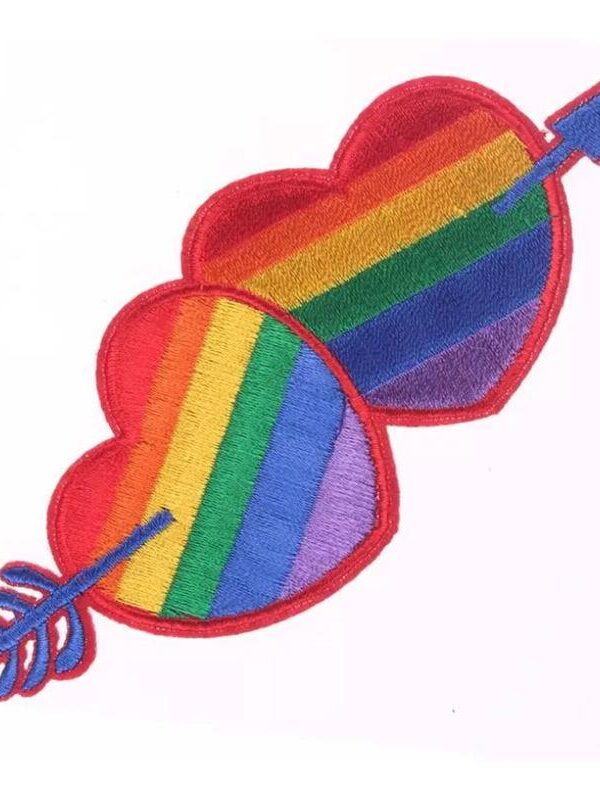 Parche de Corazon Colores Bandera LGBT+