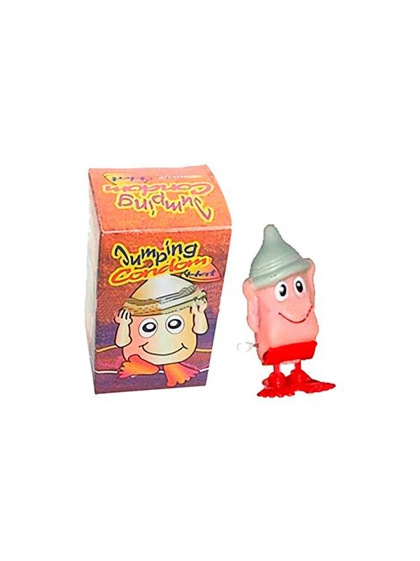 Pene con Preservativo Saltarín