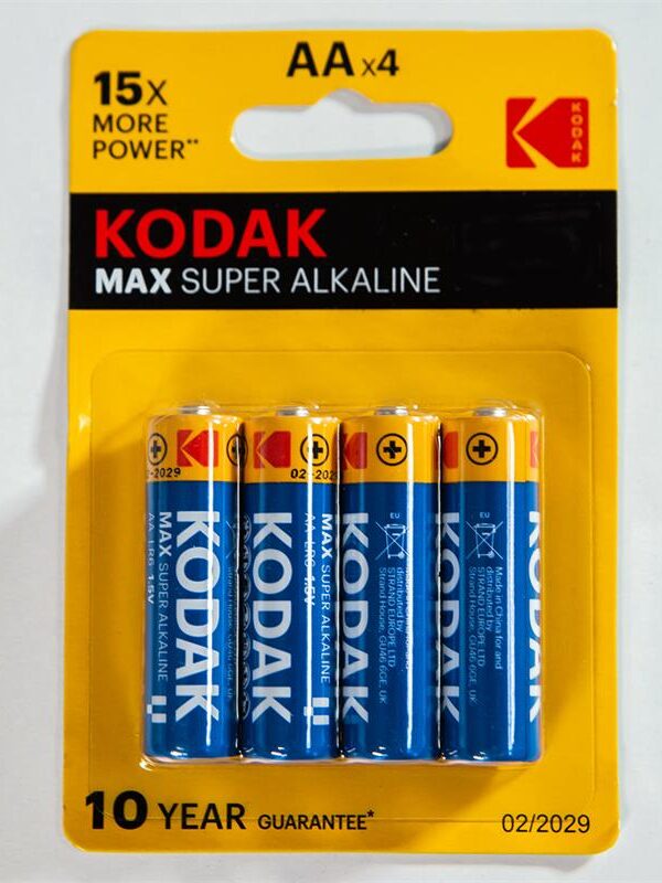 Pila Alkaline Súper Max AA LR6 Blister de 4