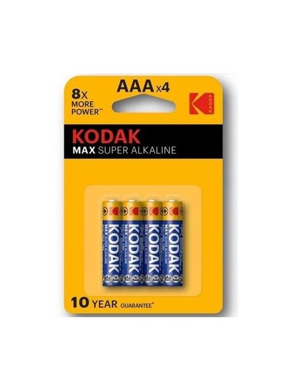 Pilas Alkaline Súper Max AAA LR3 Blister de 4