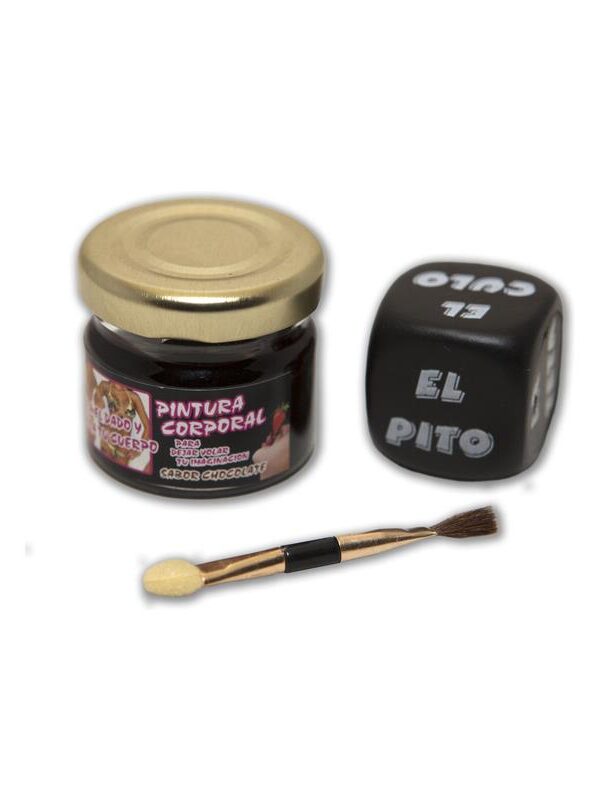 Pintura Chocolate + Pincel y Dado Posturas