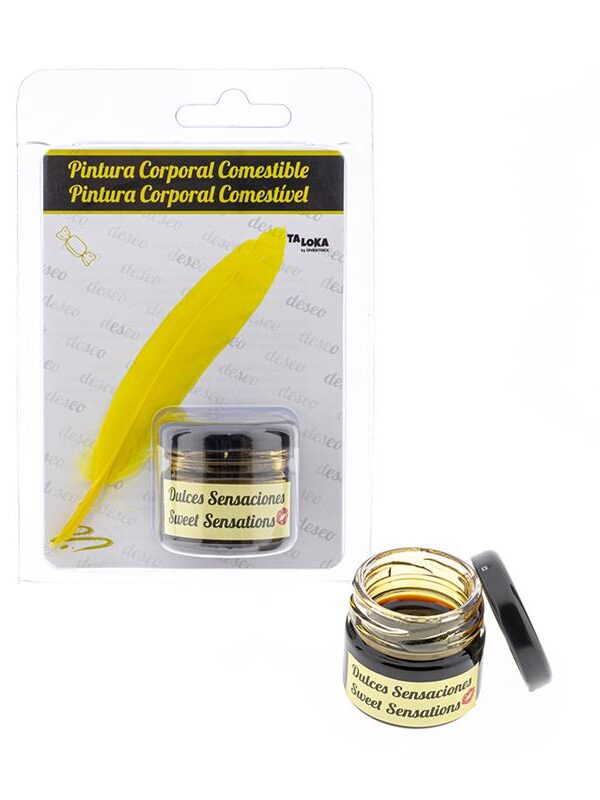 Pintura Corporal Besable Sabor Caramelo