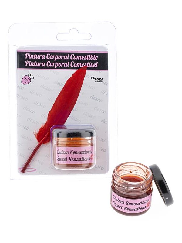 Pintura Corporal Besable Sabor Fresa