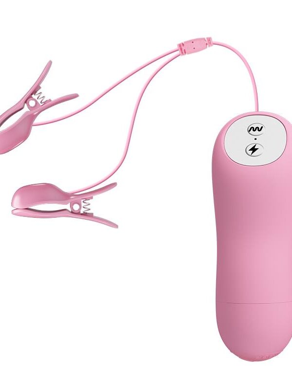 Pinza para Pezones con Vibración y Electro Shock