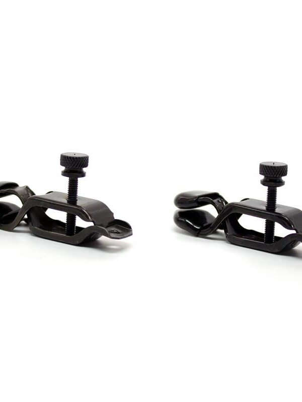 Pinzas para Pezones Ajustables Metal Negras
