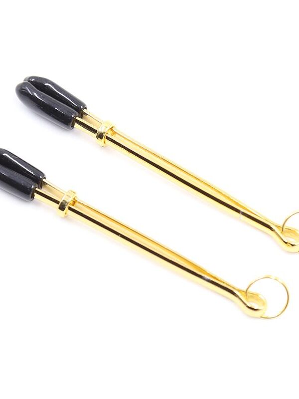 Pinzas para Pezones Metal Negro/Dorado
