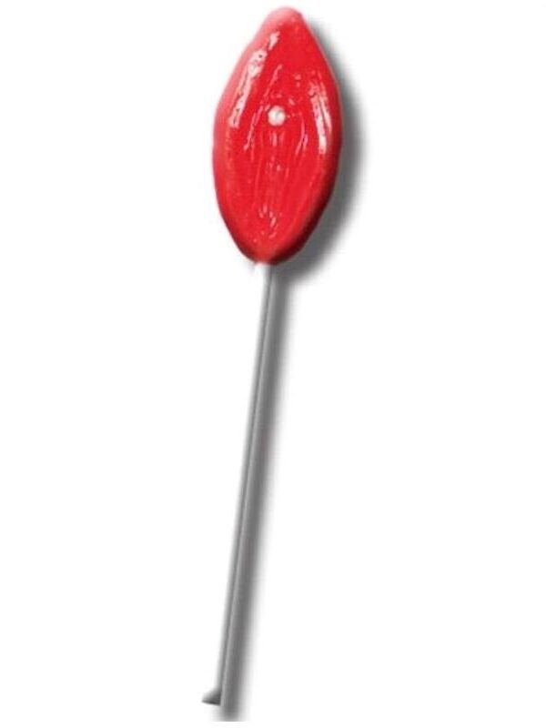 Piruleta de Gominola Labios Sabor Fresa
