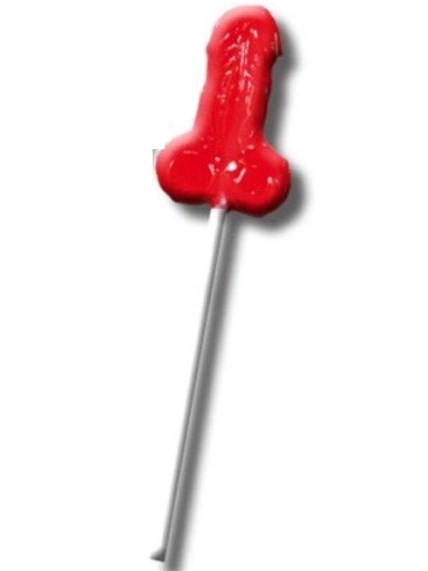 Piruleta de Gominola Pene Sabor Fresa