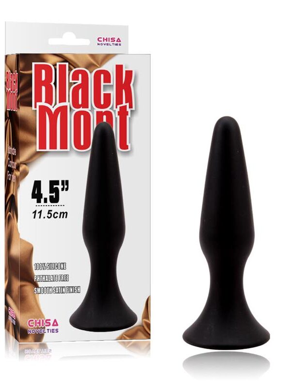 Plug Anal 12.5 x 3.1 cm Silicona Negro