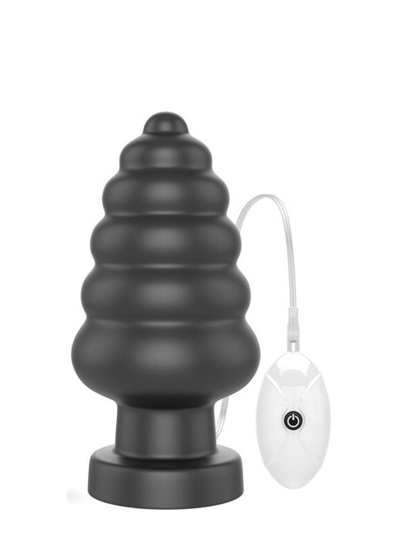 Plug Anal con Vibración King Sized 7 Negro