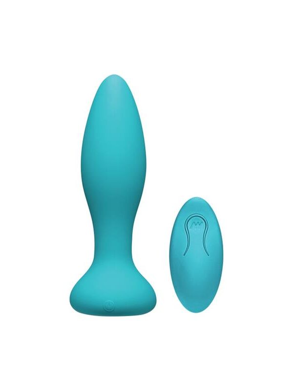 Plug Anal con Vibración y Rotación Rimmer Experienced Turquesa
