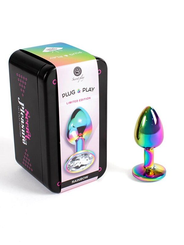 Plug Anal de Metal Rainbow Talla S