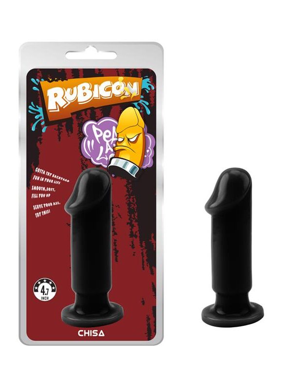 Plug Anal Evil Talla M 12.5 x 3.7 cm Negro