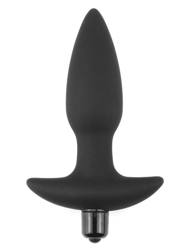 Plug Anal Fantasy Plug con Vibración Negro
