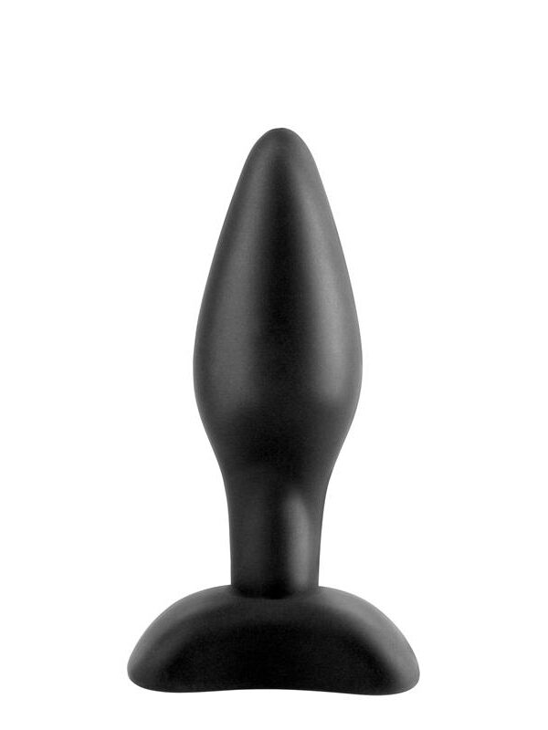 Plug Anal Mini Silicona - Color Negro