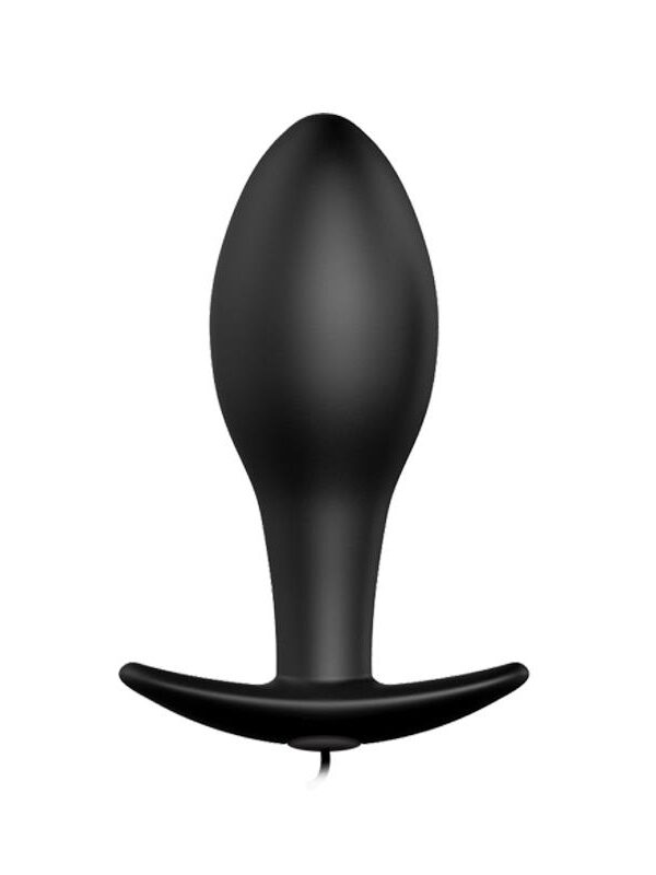 Plug Anal Negro Forma Ancla con Control Remoto