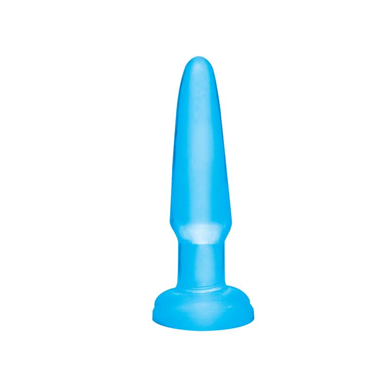 Basix Rubber Works Butt Plug Principiantes - Color Azul