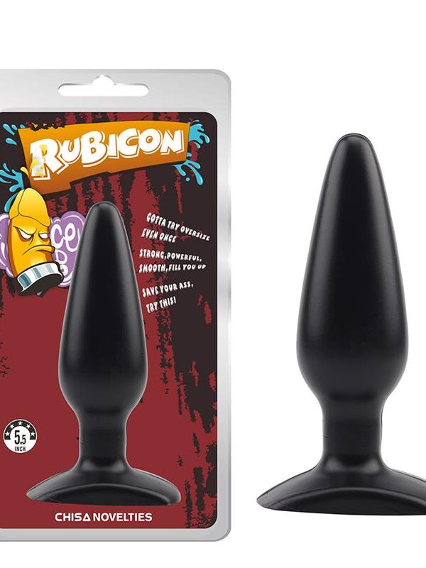 Plug Anal Rubicon 13.5 x 4.5 cm Negro