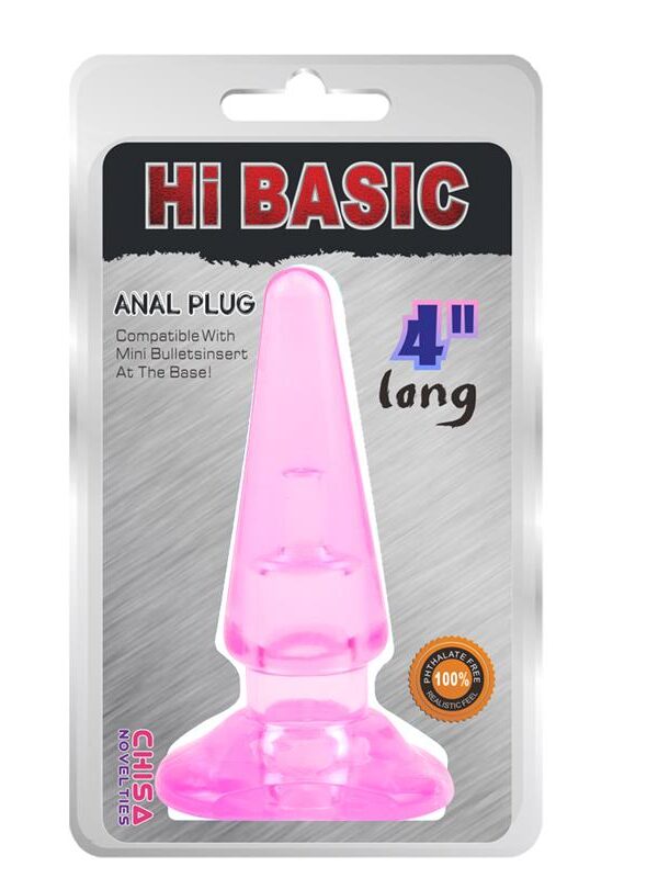 Plug Anal SASSY Rosa 10,4 x 3,2cm
