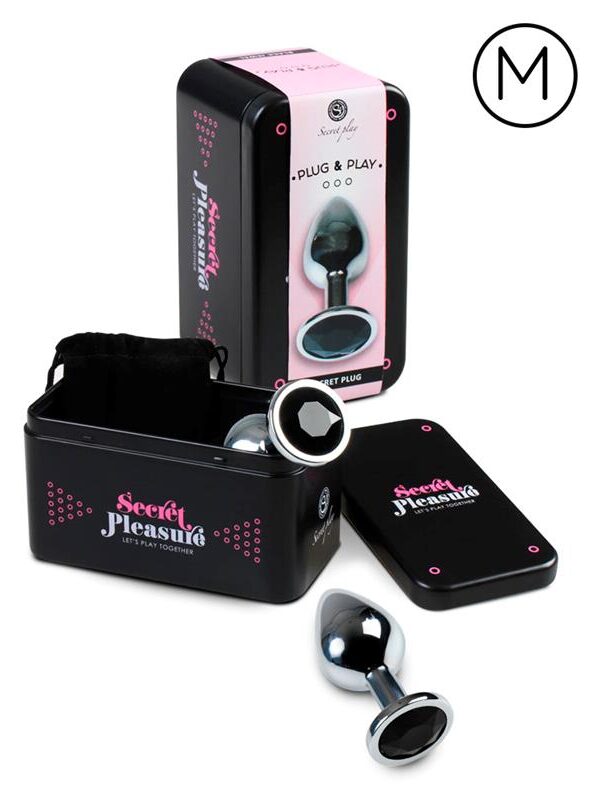Plug Anal Talla M Negro