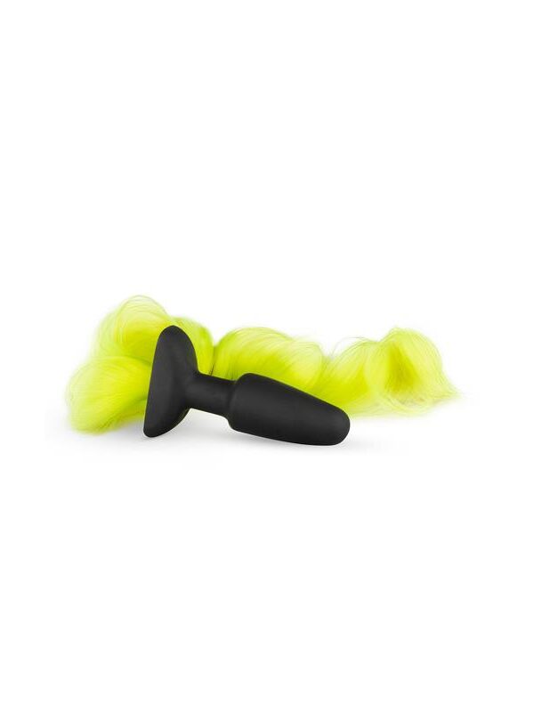 Plug de Silicona con Cola - Amarilla