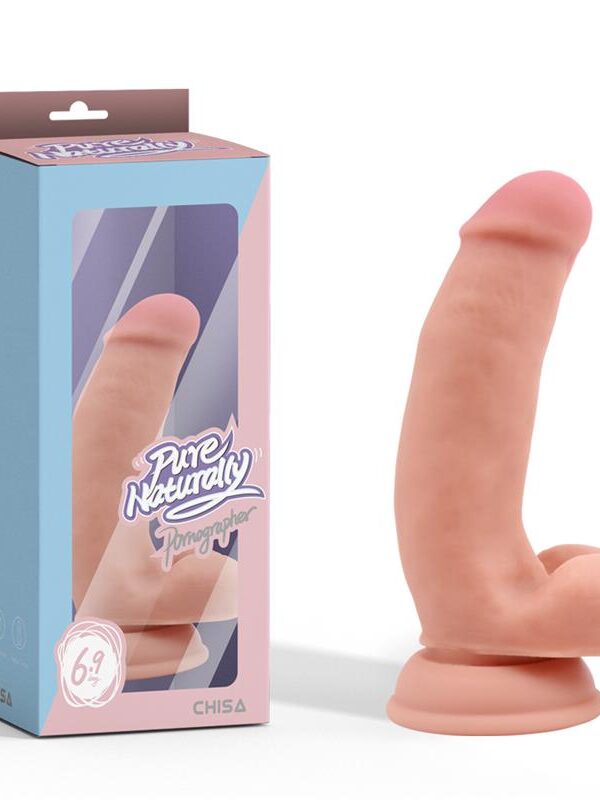 Pornographer Dildo Realista Silicona Líquida Dual-Density 17.6 cm