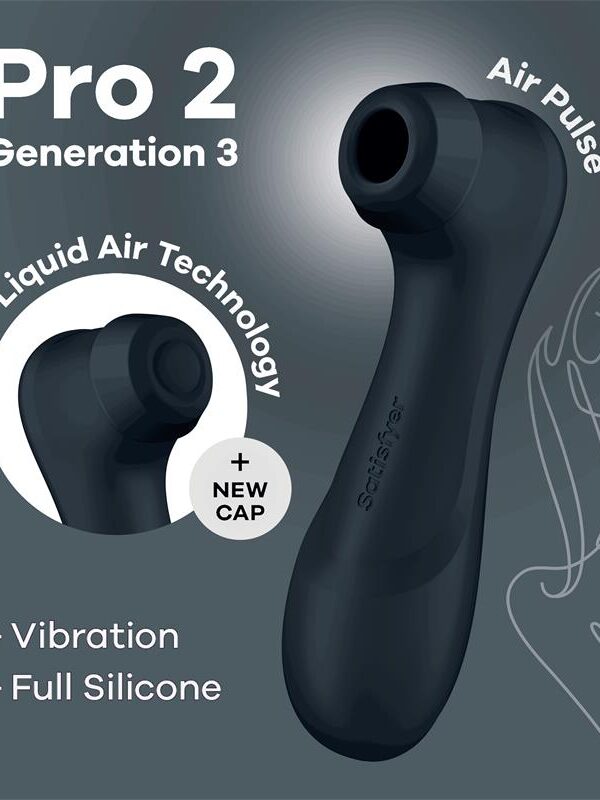 Pro 2 Gener 3 Liquid Air Technology Succión y Vibración Negro