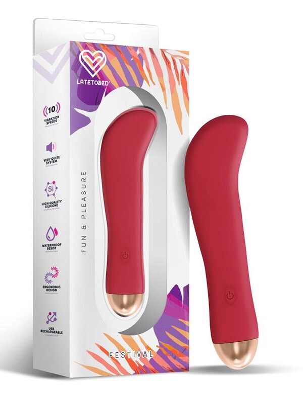 Ragon Estimulador 10 Velocidades Rust Red